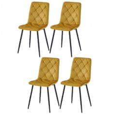 Fort Blagovaonska stolica JERRY (curry) (set 4 komada)