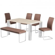 Fort Blagovaonska stolica DONIER (smeđa) (set 2 komada)