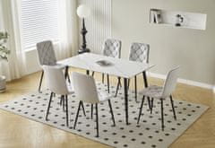 Fort Blagovaonska stolica JERRY (svijetlosiva) (set 4 komada)