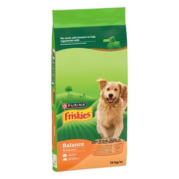 Friskies Balance suha hrana za odrasle pse, piletina, govedina i povrće, 15 kg