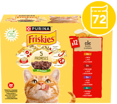 Adult mokra hrana za odrasle mačke, piletina, govedina, janjetina i patka u umaku, 72 x 85 g