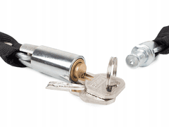 Verkgroup lokot za motor/bicikl, čelični, 85 cm, crni