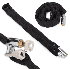 Verkgroup lokot za motor/bicikl, čelični, 85 cm, crni