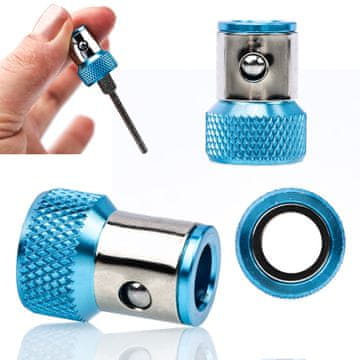 Rosfix Nasadak S Magnetnim Prstenom Hex 1/4" – Univerzalno Ležište Za Bitove 6,35 MM | Čvrsto Alatno Čelik, 15X23 MM