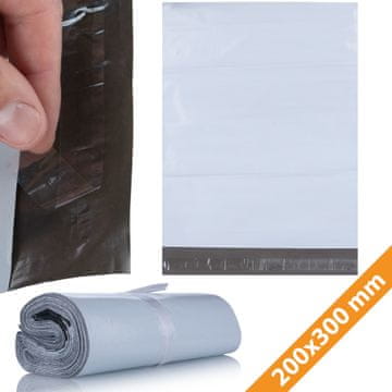 Rosfix Plasticna Vrecica Za Slanje 200X300 MM – Bijela LDPE | 100 Komada, Vodootporna, Samoljepljiva