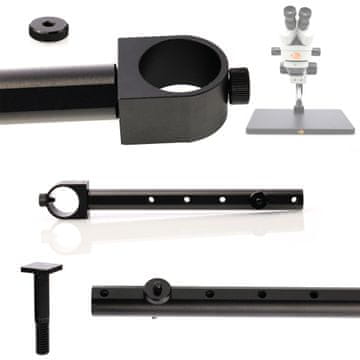 Rosfix Držač Za Mikroskopski Zaslon 196MM – 360° Rotacija | Kompatibilno S Stereoskopskim Mikroskopom