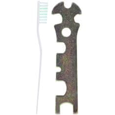 Rosfix Hvlp Pištolj Za Lakiranje – Srebrni, 4 Mlaznice 1,4/1,7/2,0/2,5 MM | 600 ML, 170–300 l/Min, 3–4 BAR, Mesing/Aluminij