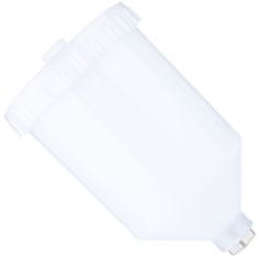 Rosfix Hvlp Pištolj Za Lakiranje – Srebrni, 4 Mlaznice 1,4/1,7/2,0/2,5 MM | 600 ML, 170–300 l/Min, 3–4 BAR, Mesing/Aluminij