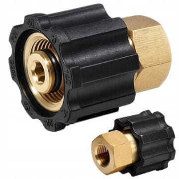 Rosfix Adapter Redukcija M22X1,5 Na 1/4 Unutarnji – Mesing, O-Ring, Za Visokotlačnu Perilicu Kärcher HD HDS