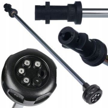Rosfix Mlaznica 6-Stupanjska 45 CM – Zamjenski Dio Za Visokotlačni Perač Kärcher K2–K7 | Bayonet, Podesivi Kut, Kemija Low, Ispravljanje