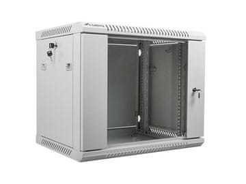 Lanberg Lanberg 19'' 9U zidni serverski ormar, 600x450mm, staklena vrata, sivi