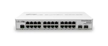 Mikrotik Mikrotik CRS326-24G-2S+IN mrežni prekidač, 24x Gigabit Ethernet, 2x SFP+, PoE, bijeli