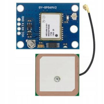 Rosfix Modul Gps Gy-Neo6Mv2 S Antenom – Precizno Pozicioniranje | 3,3V-5V, Uart, 36X24 MM