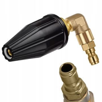 OEM Anglejet 90° Rotacijska Mlaznica – Pjenasti Nastavak 1/4" Quick Connect | 180 BAR, 8 l/Min, Do 60°C, Izdržljiva