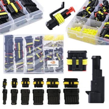 Rosfix Set Hermetičkih Električnih Spojeva – 708 Dijelova | Ip67, 14A, -40°C Do +125°C