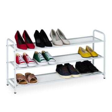 Northix Metalni stalak za cipele – za 12 pari cipela