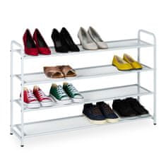 Northix Metalni stalak za cipele – za 16 pari cipela