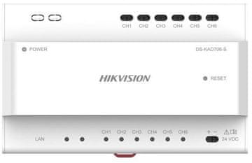 Switch Hikvision DS-KAD706Y Interfonska unutarnja jedinica, 7-inčni zaslon na dodir, PoE
