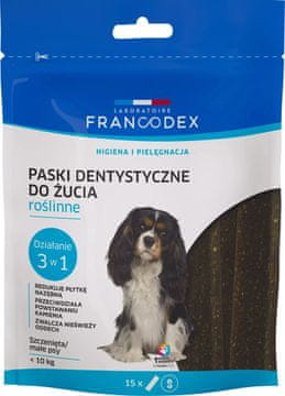 Francodex FRANCODEX Dental Strips S - poslastica za zube pasa malih pasmina - 15 kom