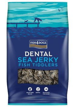 Fish4Dogs FISH4DOGS Dental Sea Jerky Tiddlers F4D, 575 g - Poslastica za zube s ribom