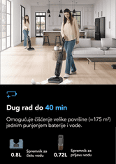 Tineco FLOOR ONE i6 Stretch Plus, usisavač i čistač, FlashDry sušenje, siva