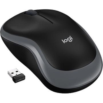 Logitech Miš M185 Bežični siva