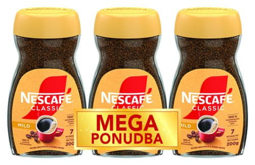 NESCAFÉ Classic Mild 3x200g