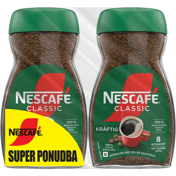 NESCAFÉ Classic Strong instantna kava, 2 x 200g