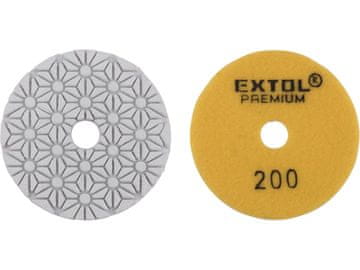 Extol Premium Polirajući kotač 8803094 diamond polishing disc for tiles, O100mm, P200, Velcro
