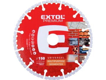 Extol Premium Dijamantna rezna ploča 8803002 diamond cutting disc MULTI universal, O150x22.2x2.6mm