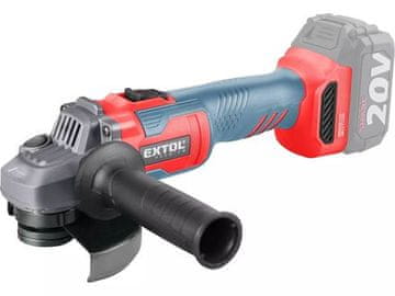 Extol Premium Akumulatorska kutna brusilica 8891839 bežična kutna brusilica SHARE20V, 125 mm, BEZ ČETKICA, bez baterije i punjača