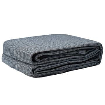 Vidaxl Teppi za šator Plava i siva 400 x 250 cm Polietilen