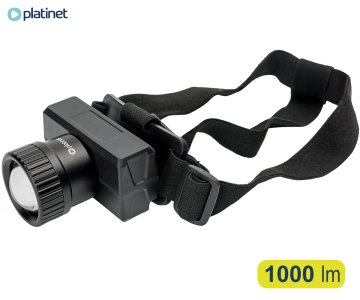 Platinet PHLP51 LED naglavna svjetiljka, 1000 lumena, vodootporna, crna (PL-LED-PHLP51)
