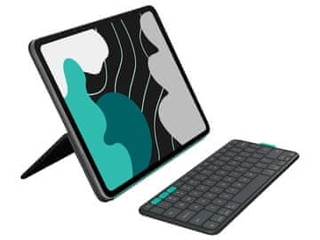 Logitech Logitech Flip Folio futrola s tipkovnicom za iPad Pro 13 (M4) i iPad Air 13 (M2 i M3), grafitna, SLO (920-013388)