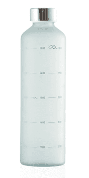 Equa Water O'clock boca, staklena, 750 ml, bijela