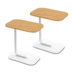 HOME & MARKER® Sklopivi pomoćni stolić za kauč ili krevet, lagan (2 kom) | D2ESKICA