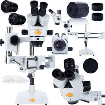 Rosfix Mikroskop Stereoskopski Trinokularni Rosfix Jupiter PRO Msjp-T-Sdms1 – Zoom 7X-45X | Optika Visoke Kvalitete