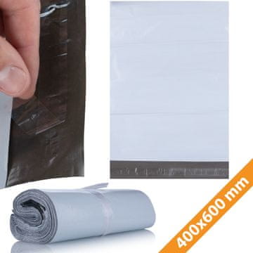 Rosfix Plasticna Vrecica Za Slanje 400X600 MM – Bijela LDPE | 100 Komada, Vodootporna, Samoljepljiva