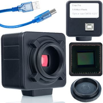 Rosfix Kamera Mikroskopska Crux PRO Kmcp-Hdmi-USB 5Mp – Cmos Senzor, 2K Rezolucija | USB 2.0, C-Mount