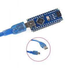 OEM Nano 3.0 Modul – Kompatibilan S Arduino, Atmega328P-Au SMD, Ch340 USB-Uart | 5V, 16Mhz, 32Kb Flash, 14 I/O