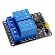 Rosfix 2-Kanalni 5V Modul Relejni Modul – Optička Izolacija Za Arduino | 2 Kanala Spdt, 50×40×18 MM, 10A, -40–85°C