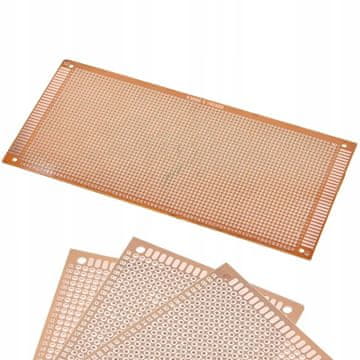 Rosfix Univerzalna Prototipna Pločica 63X140 MM – Jednostrana | Tht Montaža, Raster 2,54 MM