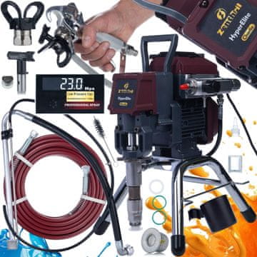 Rosfix Charlie Agregat Za Prskanje Boje – 2500W, 25MPA, 3,5L/Min, LCD, Brushlessmotor, 15M Visoka Izdržljivost | Serija Hyperelite
