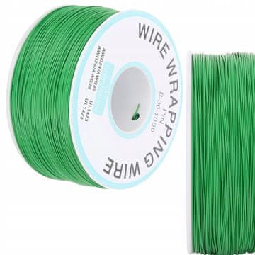 Rosfix Kynar Niskonaponski Kabel 0.25MM 200M – Zelena Izolacija | AWG 30, PVC, 300V