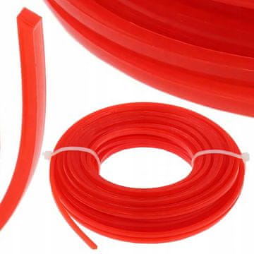 Rosfix Žica Za Rezanje Kosilice – Pjenasta, Kvadratna 2,7 MM X 15 m | Visoka Izdržljivost, Za Gustu Travu I Otpornost