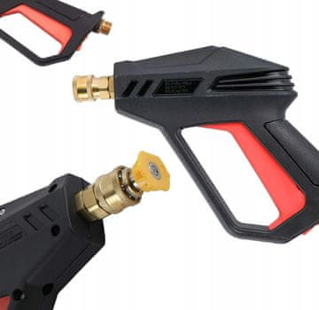 Rosfix Pištolj Za Visokotlačno Pranje Fortis 4000 PSI M22 22 MM Premium | 275 BAR, Nehrđajući Čelik, Mesing, 25X17 CM