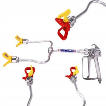 Rosfix Twinspray Steelpro 7/8 – Dvostruka Cijev Za Prskanje Boje Airless | Nehrđajući Čelik, Navoj 7/8", Za Airless Pištolje