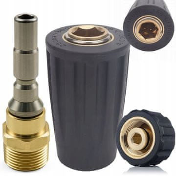 Rosfix Komplet Brzih Spojnica M22 Cijev Za Prskanje – Zamjenski Dio Za Airless Uređaj Kärcher HD HDS | 250 BAR, 150°C, M22X1,5 MM