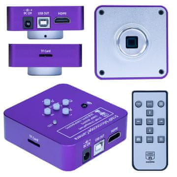 Rosfix Kamera Mikroskopska Puppis Pink PRO Kmppp-Hdmi-USB 51Mp – Fullhd/4K | Hdmi/USB, 16Mp Fotografije