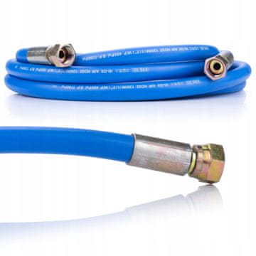 Rosfix Cijev Za Prskanje 5 m 1/2" Za Stroj Za Žbukanje Rosfix Blue Dragon Bd57/Bd41 | Radni Tlak 400 PSI, Pukotinski Tlak 1700 PSI